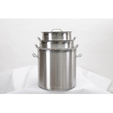 Corrosion resistant stainless steel stock pot