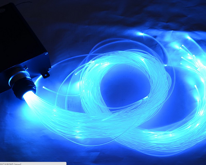 50PCS X 0.75mm diameter X 2meter long promotion end glow PMMA fiber optic cable supper end glow PMMA fiber cable free shipping