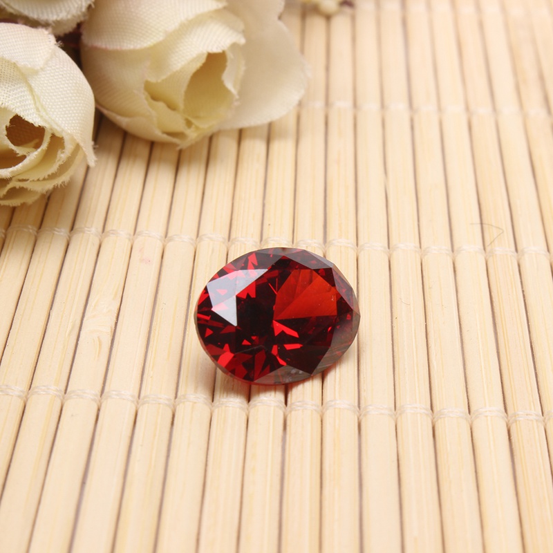 Best Promotion 13.89CT Blood Red Ruby Unheated 12X16MM Diamond Oval Cut Loose Gemstone Diamond DIY Jewelry Decorative Crafts