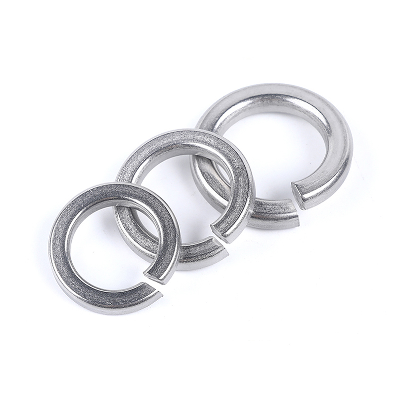50pcs Spring Washer Flat Washer M2 M2.5 M3 M4 M5 M6 M8 M10 M12 M14 M16 M18 M20 M22 M27 Stainless Steel Washers Plain Gaskets