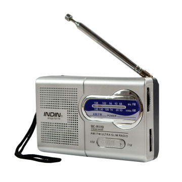 Mini Portable Radio Telescopic Antenna Speaker Outdoor Dual Band AM FM Music Player Universal Radio Receiver