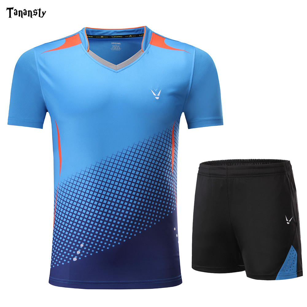 High quality shirt tennis jerseys table tennis sets Men Women ping pong clothes Badminton sports team jogging exercise suit