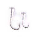 50 Pcs Hot Sale High Quality Japan Overturned Hook Tin Jig Head Stand Hooks Titanium Tungsten Barbed Fishhook