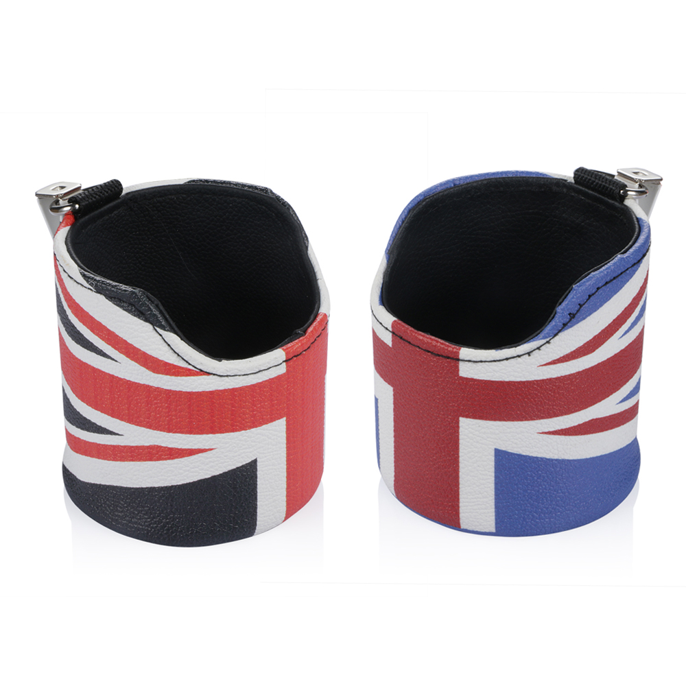 1pc Union Jack Leather Car Auto Air Outlet Pouch Box Bag Organizer Cell Phone Pocket Storage Holder For Mini Cooper Countryman