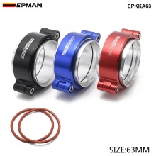 Epman HD Clamp System Assembly Exhaust V-band Clamp Anodized For 2.5" OD Turbo / Intercooler Pipe EPKKA63