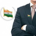 Indian National Flag Pin Brooches Clothing Accessories for Unisex Jewelry Gift