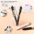 M&G 5+1 Multi Function Pen 5 Color Ball Pens plus Mechanical Pencil 0.5mm Magic Multifunctional Pencils Andstal multifunction
