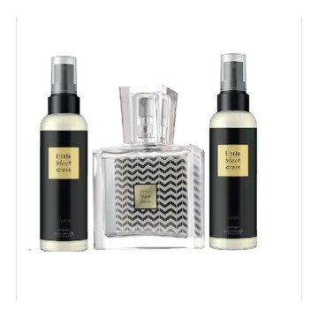 Avon Little Black Dress Edp 30 ml Women Perfume and 2 Body Spray beautiful attractive sexy fragrance care set new Year christmas gift