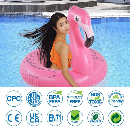 Pink Inflatable Flamingo Swim Ring Kids Swim Ring for Sale, Offer Pink Inflatable Flamingo Swim Ring Kids Swim Ring