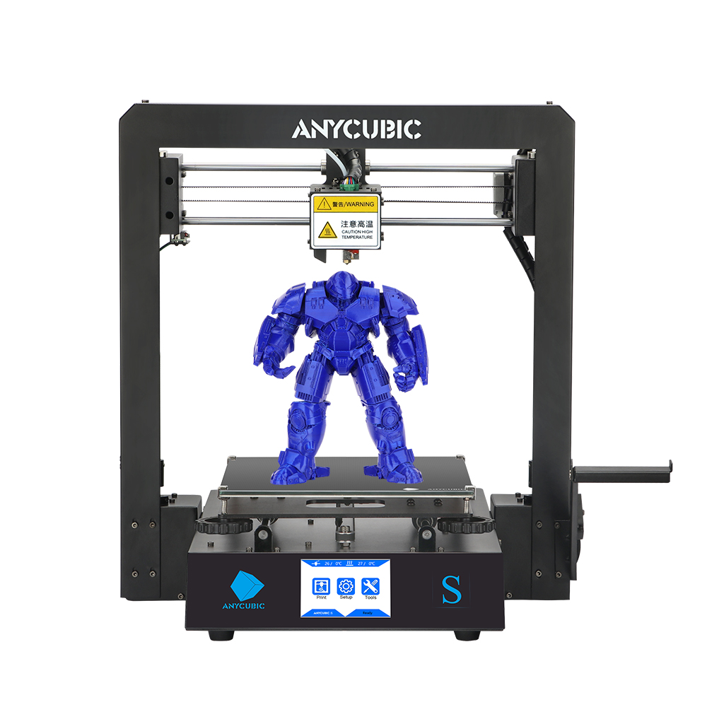 3D Printer Mega S Printing Flexible Filament Metal Frame Touch Screen Anycubic I3 Mega Upgrade Extruder Kit With Hotbed