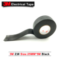 100% Original 3M 23 rubber Splicing tape self-fusing electrical tape,25MM*5M/pc,Pack of 1