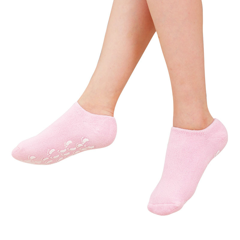 Rose Spa Gel Gloves Sock Hand Mask Foot Cracked Skin Care Moisturizing Treatment Hand Skin Care