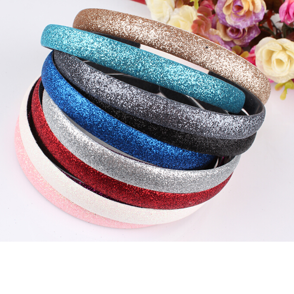 1pcs Hair Band Plastic Teeth Head Bands Lined Glitter Hairbands For Children Girls Hard Bow Headband For Girls Hair Accessories