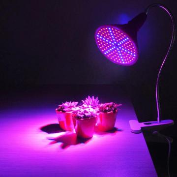 E27 LED Plants Grow light Bulb Full Spectrum Phytolamps Seedling lamp Vegetable Seeds For Plants Flowers Grow +Holder Clip