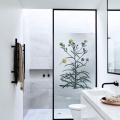 Nordic plant Static Cling Stained Glass Window Film Frosted Privacy Glass Sticker Home Decor Shower Door Film No Glue
