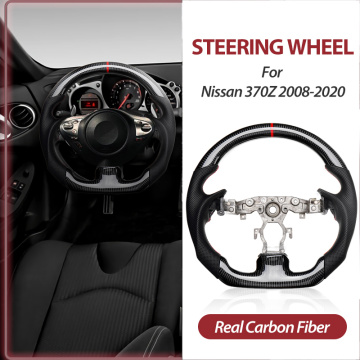 For Nissan 370Z Refit Steering Wheels Real Carbon Fiber Car Auto Racing Campaign Steering Wheel For Nissan 370Z 2008-2020