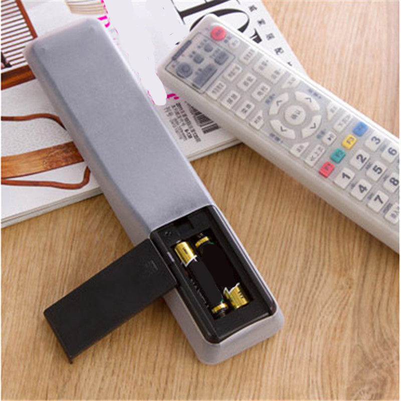 1 Pc 4Sizes Remote Control Cover Silicone Transparent TV Remote Control Case Air Conditioning Anti-dust Protect Storage Bag