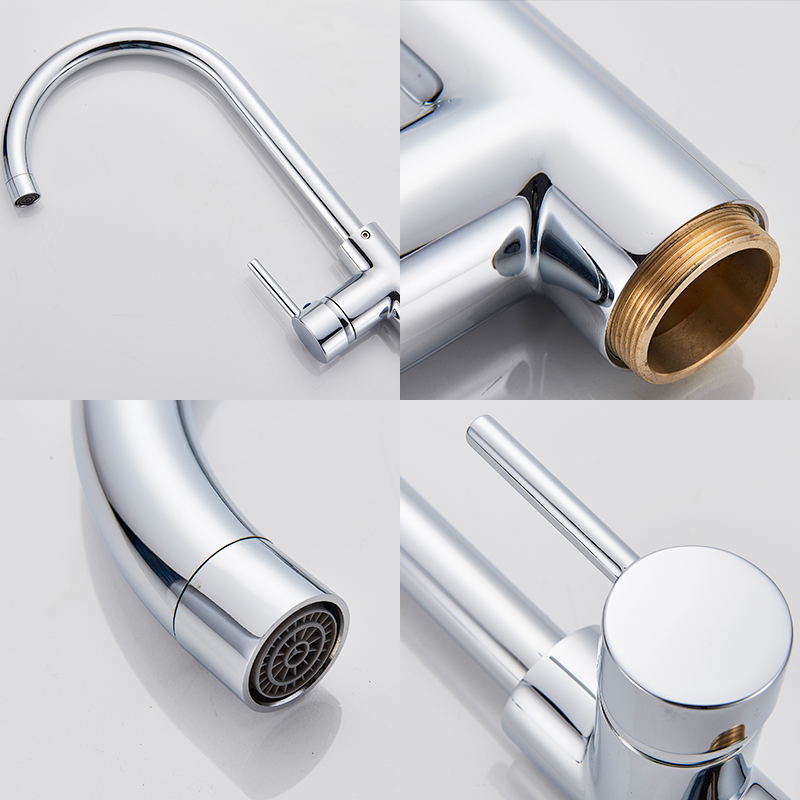 Quyanre Chrome Bathtub Shower Faucet Floor Standing Bath Tub Spout Shower Single Handle Mixer Tap Bathroom Shower Faucet Mixer