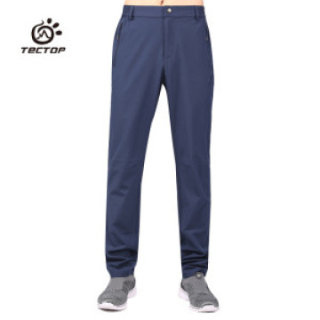 Tectop outdoor men women Solid color Elastic pants Breathable quick-drying camping hiking travel Scratch-resistant trousers