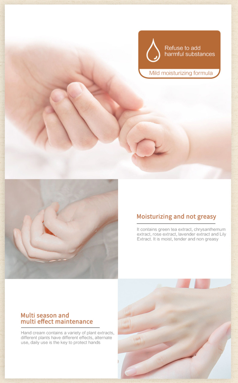 Moisturizing Plant Extract Hand Cream Hand Massage Lotion Repair Anti-cracking High-grade Nourishing Hand Care Winter TSLM1