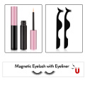 5 pair Magnetic Eyelashes 3D Mink False Lashes magnetic eyeliner Tweezers Set Waterproof Lasting Magnetic Lashes Makeup Tool