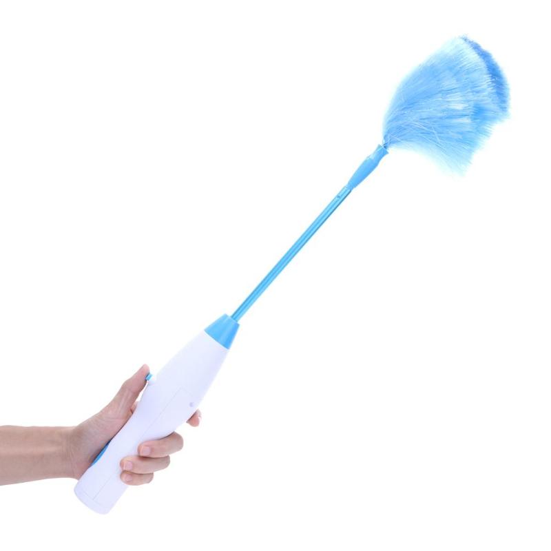 Electric Feather Duster Adjustable Dirt Dust Brush Vacuum Cleaner Blinds Furniture Window Bookshelf Cleaning Tool Brush
