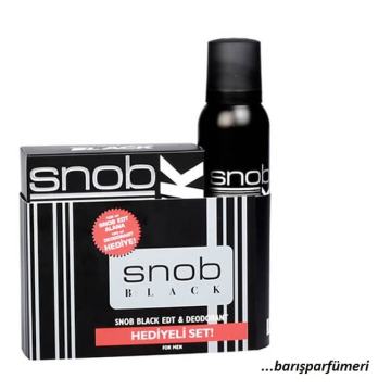 Snobbish Perfume Black Eau De Toilette 100ml + Deodorant 150ml Gift set 236267978