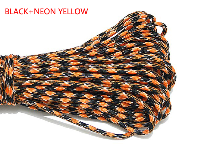 1pcs 550 Paracord Parachute Cord Lanyard Mil Spec Type III 7 Strand Core 100 FT 23 Colors For Climbing Camping / Bracelet