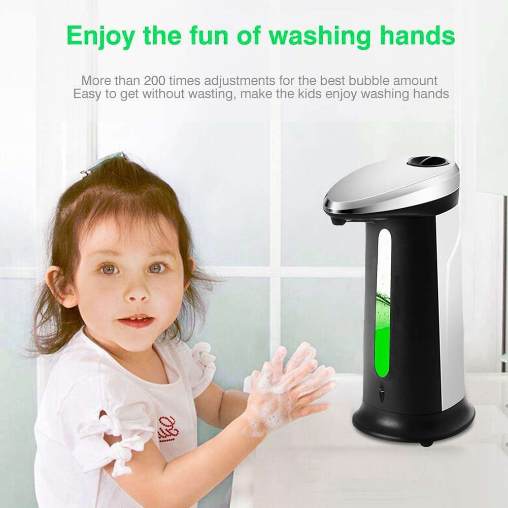 400ml Intelligent Automatic Induction Soap Dispenser Hand Washing Device Zeepdispenser Bathroom Accessories