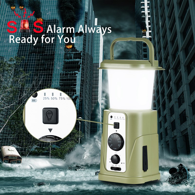 Solar Emergency LED Camping Lantern