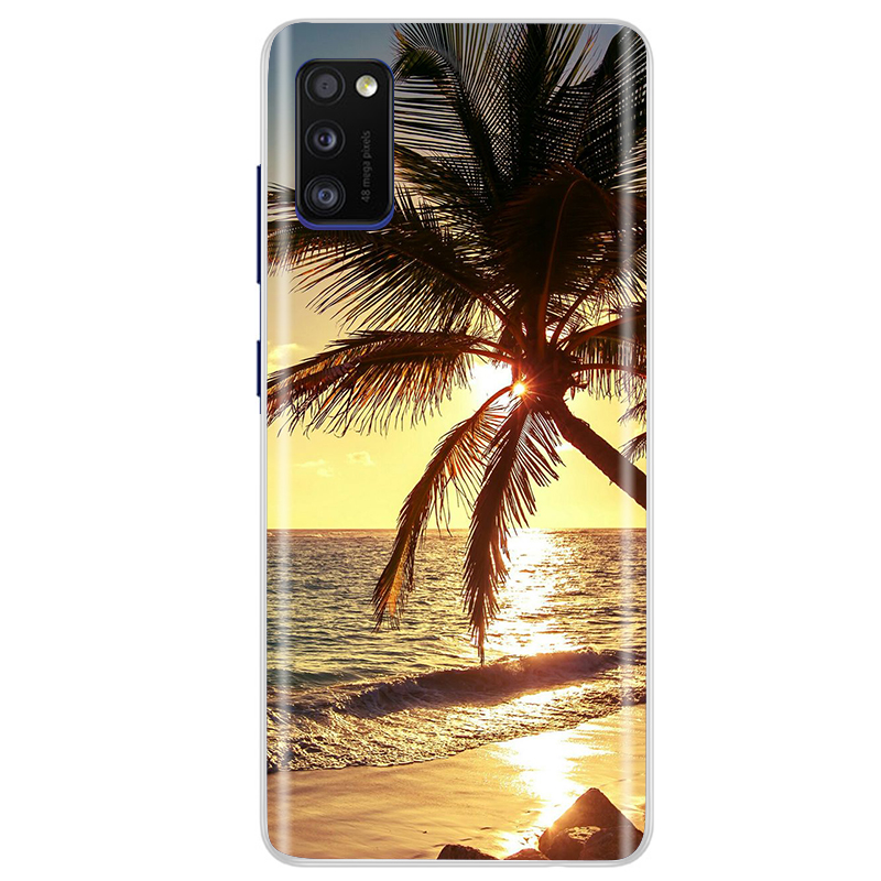 Phone Case For Samsung Galaxy A41 Case Soft TPU Painted Back Cover Silicone Case For Samsung Galaxy A41 A 41 Soft Phone Case