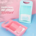 Underwear Washboard Plastic All-in-one Washing Board Mini Socks Personal Clothes Scrub Boards Home Bathroom Laundry Products
