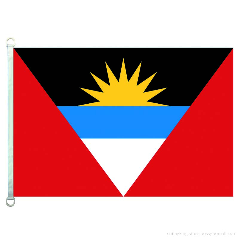100% polyster Autigua and Barbuda banner flags