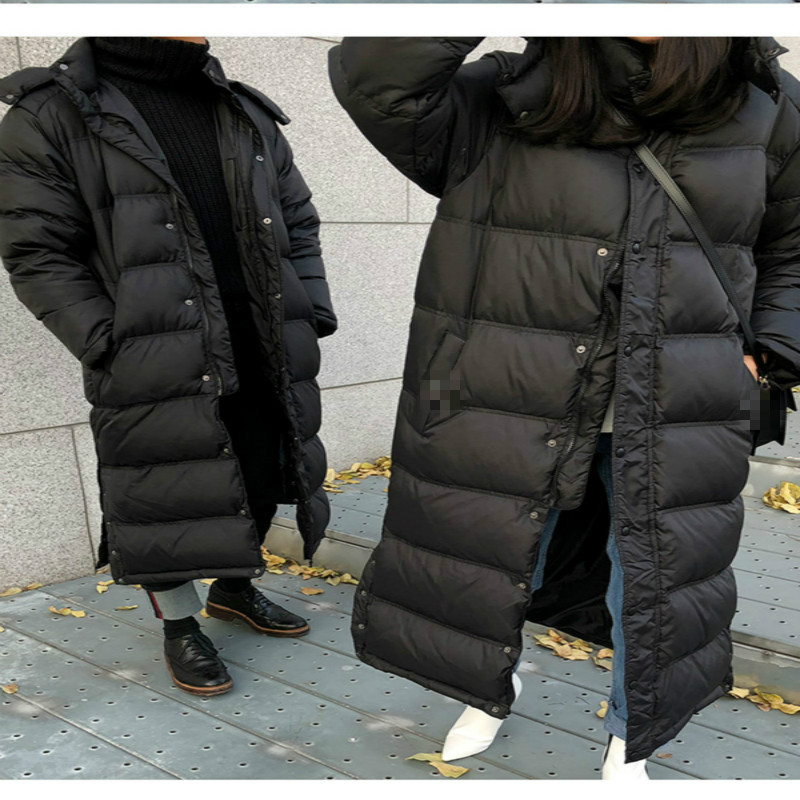 Tcyeek Winter Coat Female Male Fashion 90% Duck Down Jacket Men Hooded Thick Warm Long Women's Jackets Abrigos Hiver 198001LW884