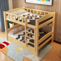 Louis Fashion Beds Simple Modern Solid Wood Upper and Lower Berth Adult High and Low Level Double Children