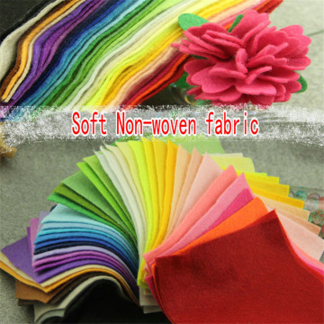 fluffy soft Nonwoven fabric wool felt fabric handwork DIY material 1.4mm thickness 40 color/lot