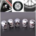 5Pc Skull Tire Tyre Wheel Car Auto Valves Caps Dust Stem Cover Motocycle Bicycle Drop shipping