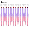 Double Head Matte Lip Liner Texture Delicate Smooth Not Easy To Fade Long-Lasting Makeup Lip Balm Lip Pencil TSLM1