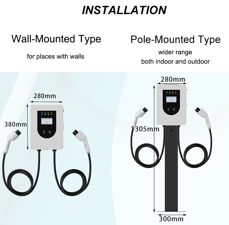 22kW 44kW 14kW Electric Charger at home AC