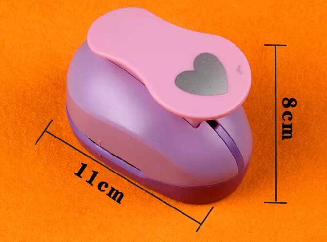 Heart Shaped 2'' craft punch paper cutter scrapbook child craft tool hole punches Embosser kid S2935-7 puncher
