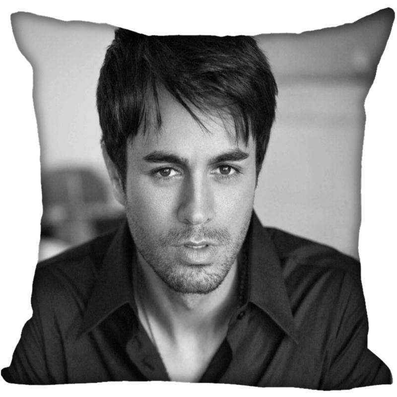 45X45cm,40X40cm(one sides) Pillow Case Modern Home Decorative Enrique Iglesias Pillowcase For Living Room Pillow Cover
