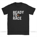 Men's T Shirt Ready To Race Novelty Tops Enduro Cross Motocross Bitumen Bike Life Tees Clothes Cotton Printed T-Shirt Plus Size