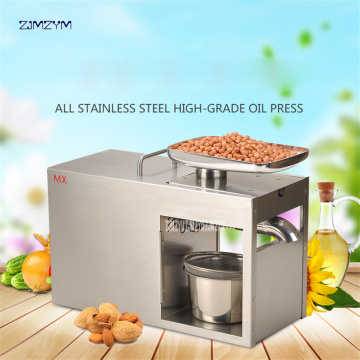 Oil presser peanut maker rapeseed olive Pistachio pecan almond Stainless stee oil press machine oil mill 220V/110V 1500W RG-406