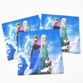 Anna Elsa Birthday Party Decoration Kids Disposable Tableware Tablecloth Baby Shower Event Party Supplies Favors