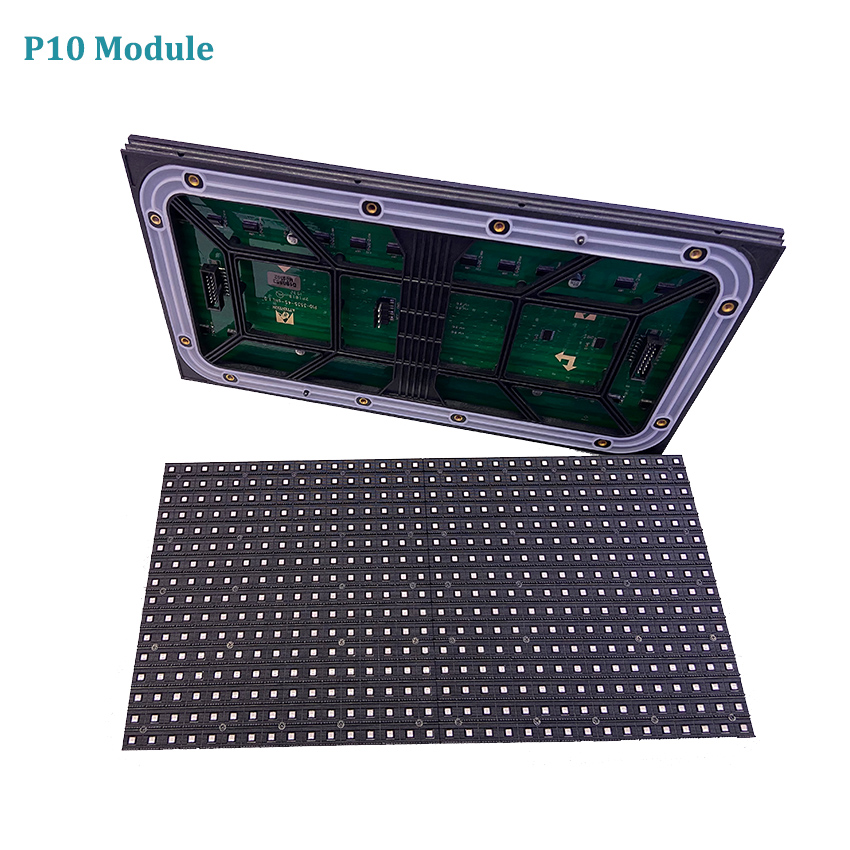 Outdoor P10mm 320*160mm 32*16pixels 3in1 SMD 1/4 scan RGB Full Color LED Module For Advertising Media LED Display Panel