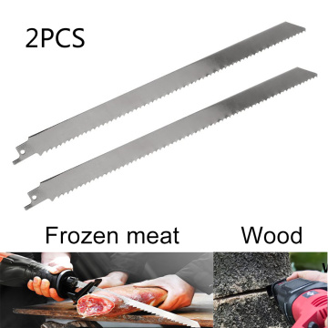 300mm Reciprocating Saw Blades Stainless Steel For Cutting Frozen Meat Ice Metal