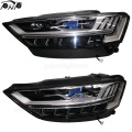 Laser LED headlights for Audi A8 S8 quattro