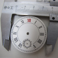 38.9mm Watch Parts watch dial white dial fit Unitas ETA 6498 ST movement