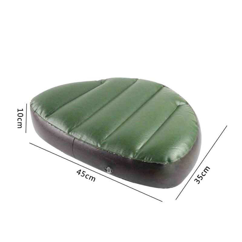 Durable PVC Inflatable Air Cushion Mat Waterproof Fishing Boat Outdoor Inflatable Boat Pillow For Water Skiing Drifting Sport