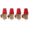 Replacements 3 Bar Brass Safety Valve Drain Relief Swithch For Solar Water Heater Double Inner Wire